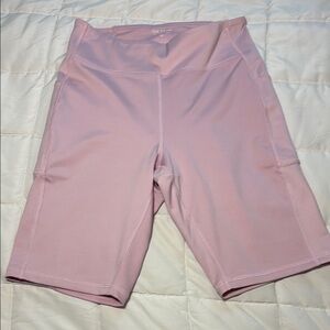 Tek Gear Pink Biker Shorts with Pockets